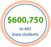 ISL Education Lending awarded $600,750 to 403 Iowa high school students